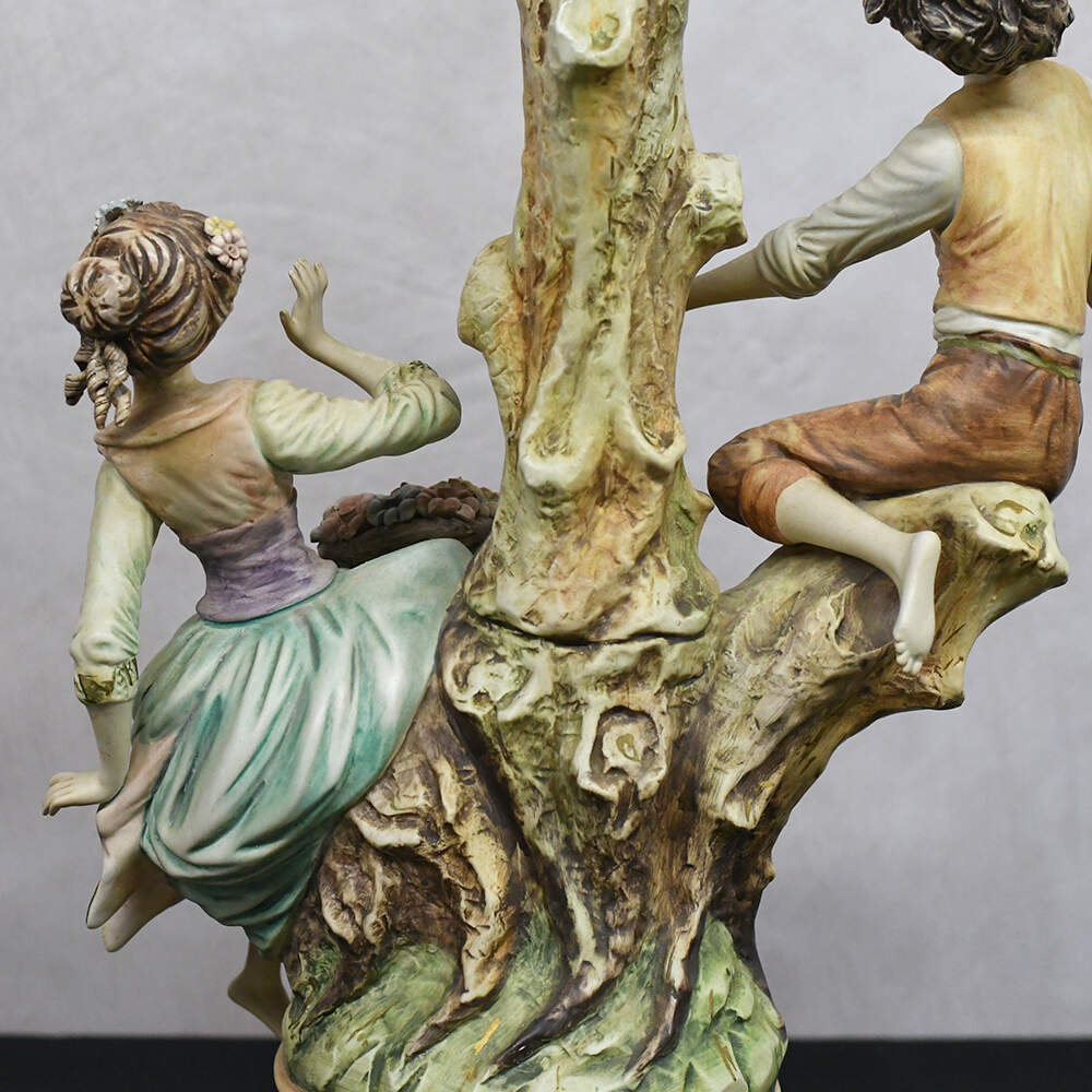 Capodimonte-Style Italian Porcelain Table Lamp-11