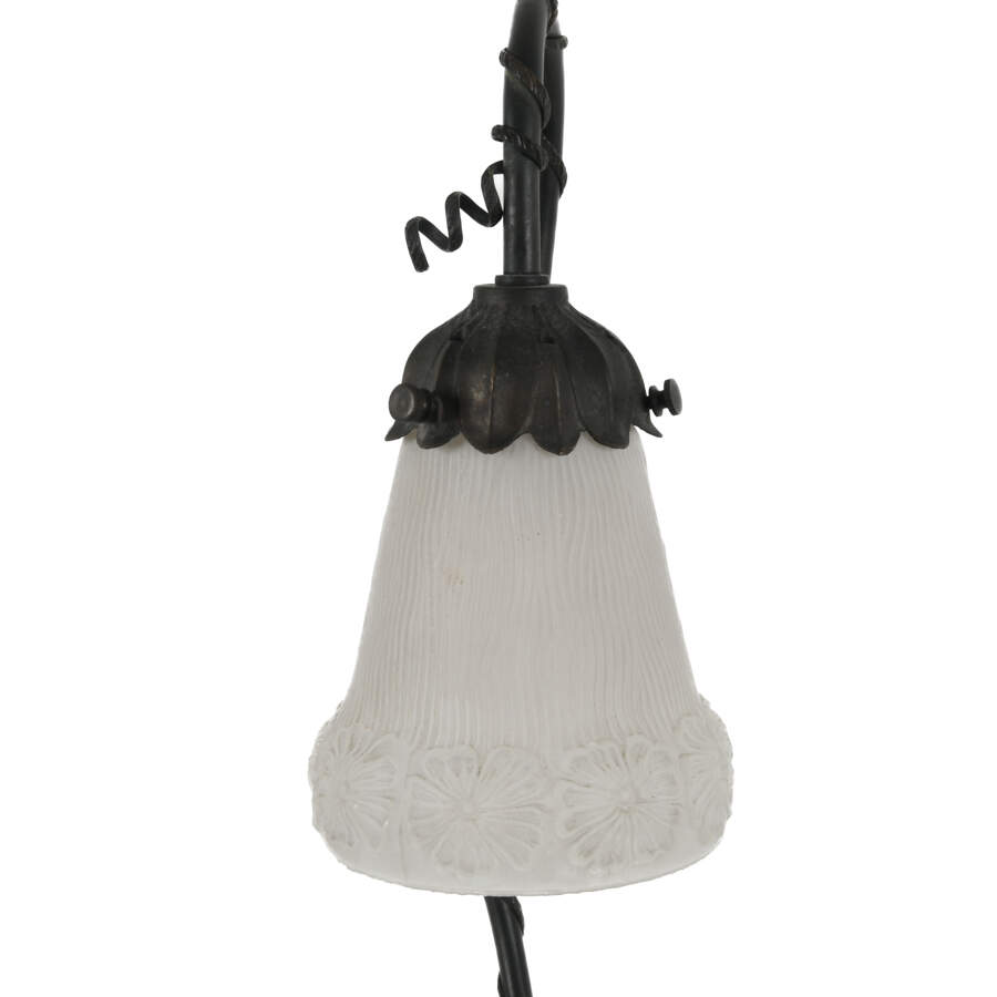 Antique Art Nouveau Signed Dancing Woman Lamp-5