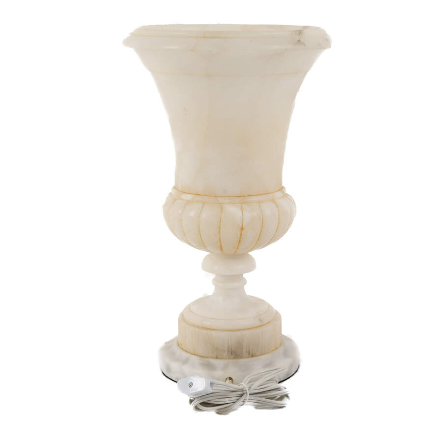 Alabaster Marble Vase Table Lamp-4