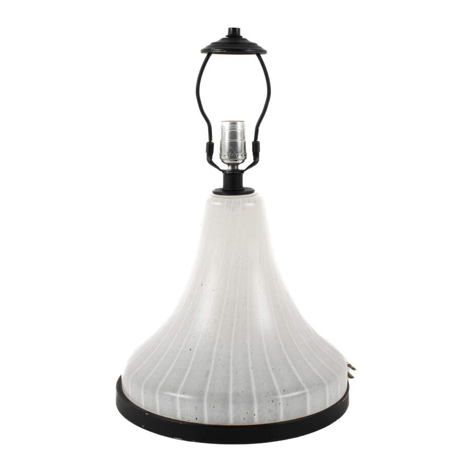 Striped Art Glass Table Lamp-4