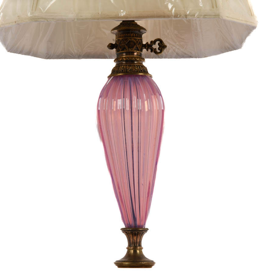 Venetian Glass and Brass Table Lamp-2
