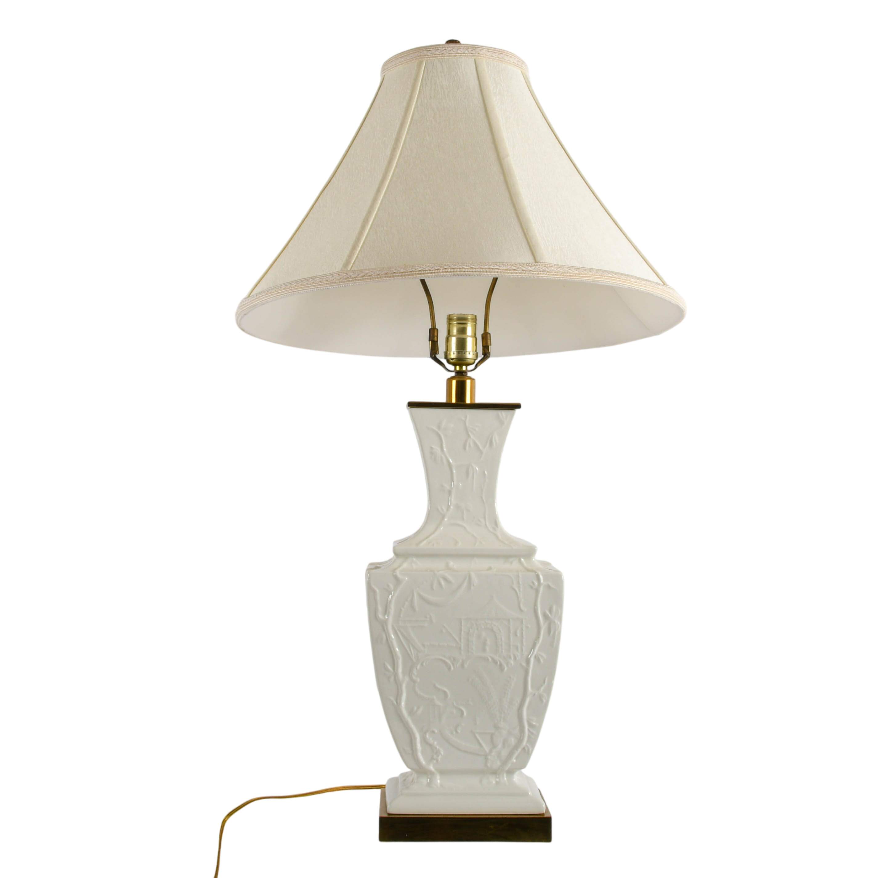 Paul Hanson Chinoiserie Blanc de Chine Table Lamp-2