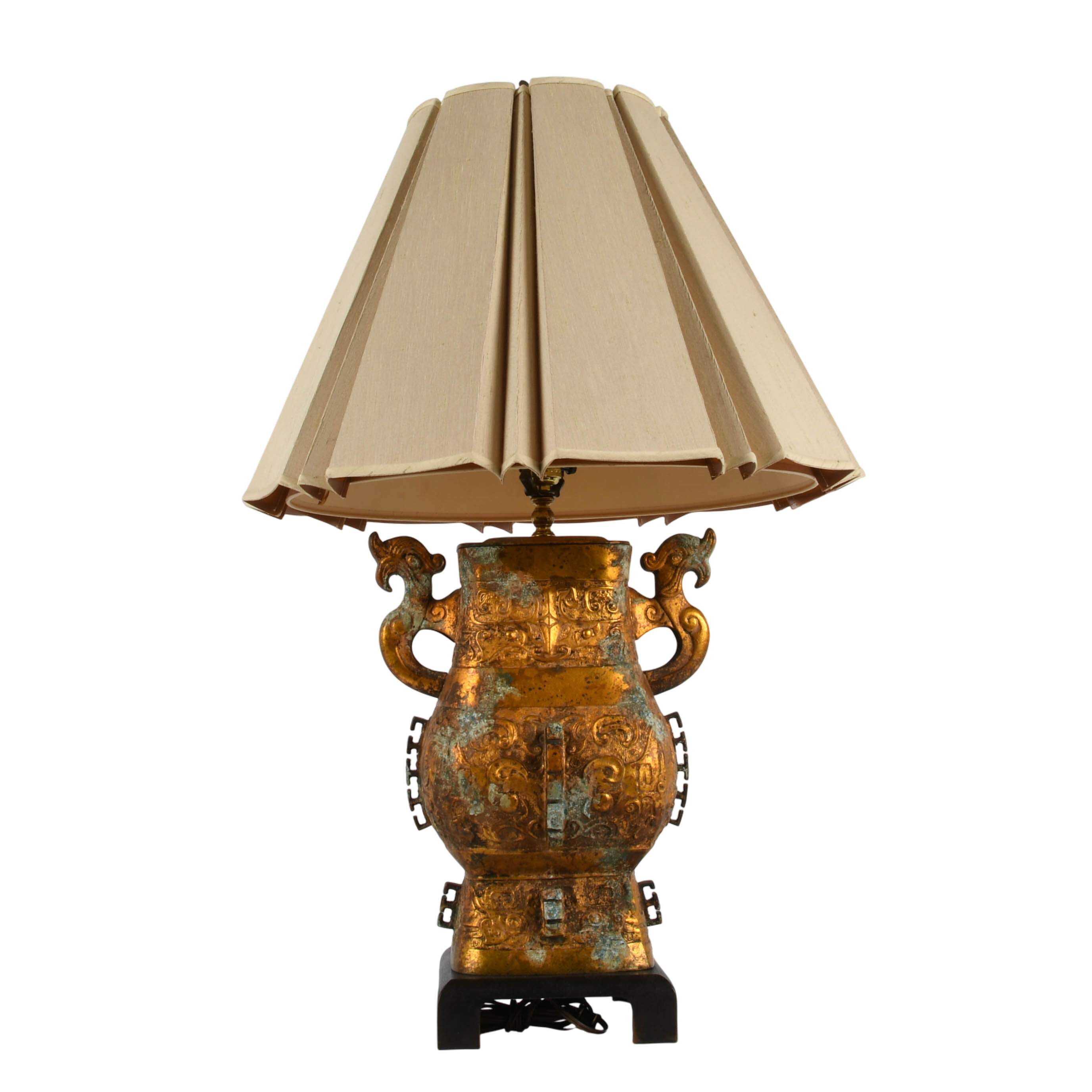 Japanese-Style Table Lamp Attributed James Mont-2