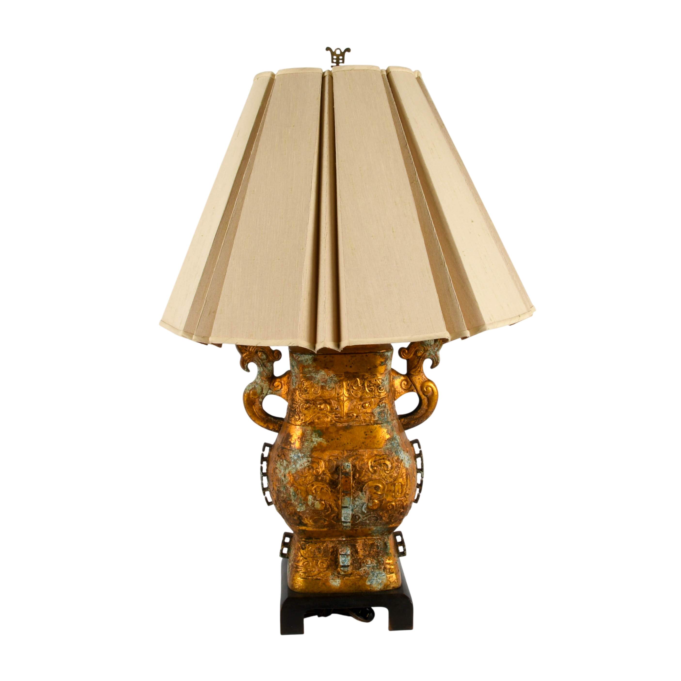 Japanese-Style Table Lamp Attributed James Mont-1