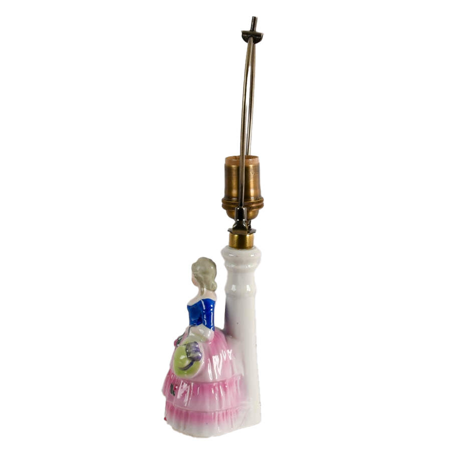 Antique German Figural Boudoir Lamp-2