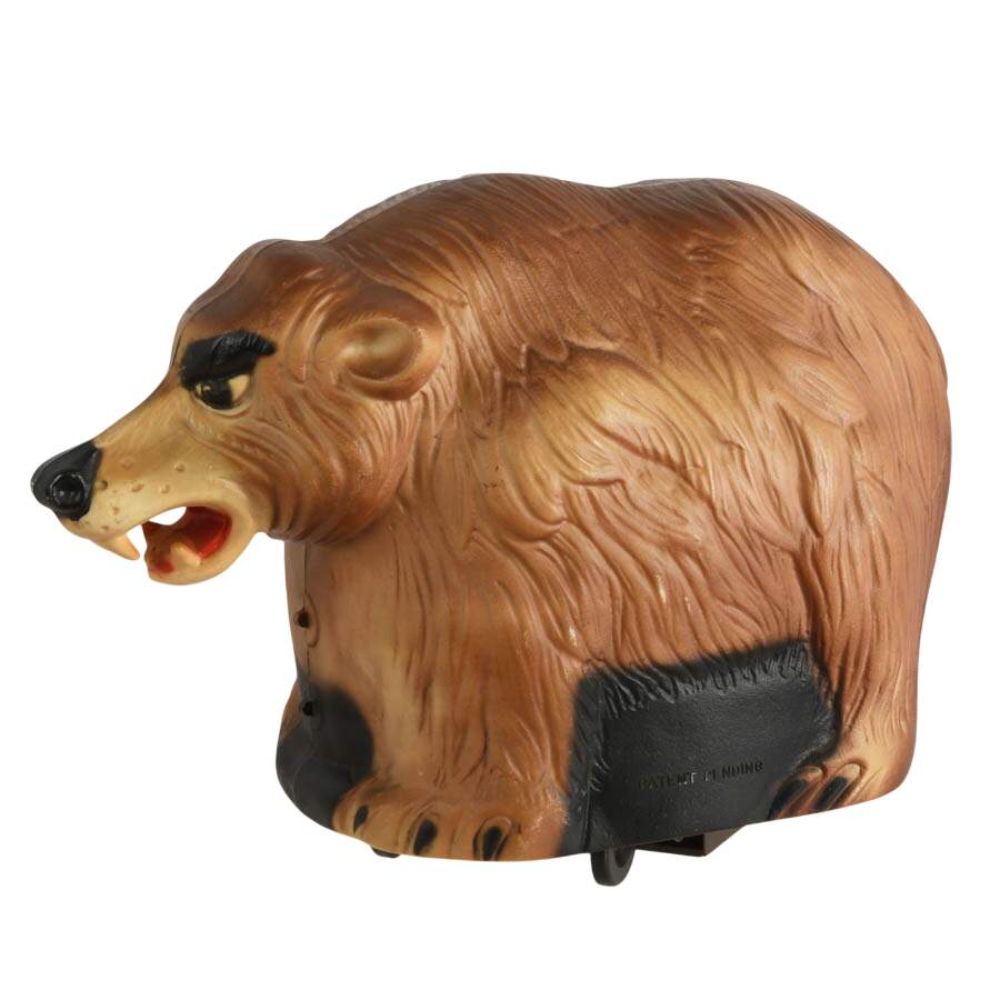 Vintage 1960s Marx "Bop-A-Bear" Motorized Rolling Target Toy-4