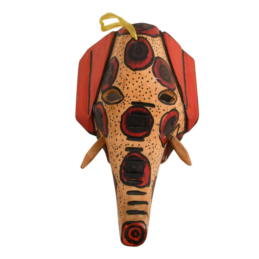 Pair of Hand-Carved Wooden Savanna Animals-4