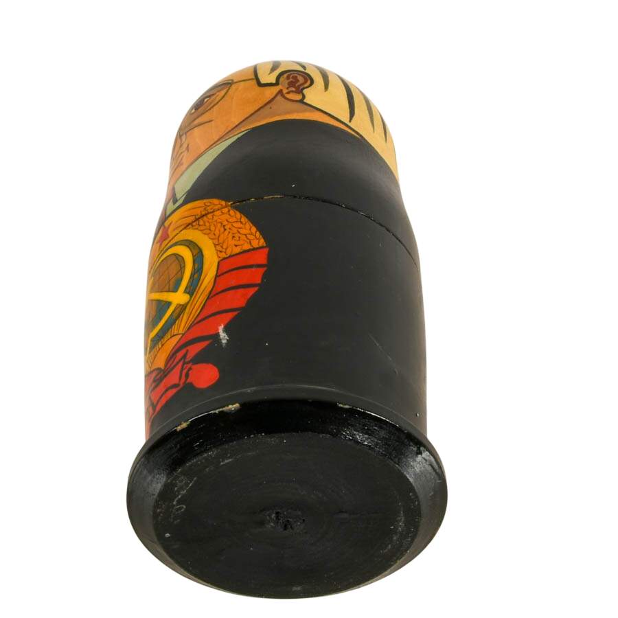 Hand-Painted Russian Political Leaders Matryoshka Wooden Doll Set-8