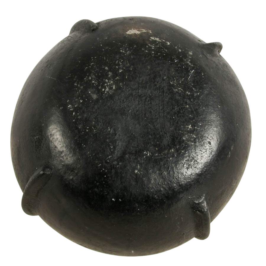 Traditional Mexican Barro Negro Pumpkin Piggy Bank-6