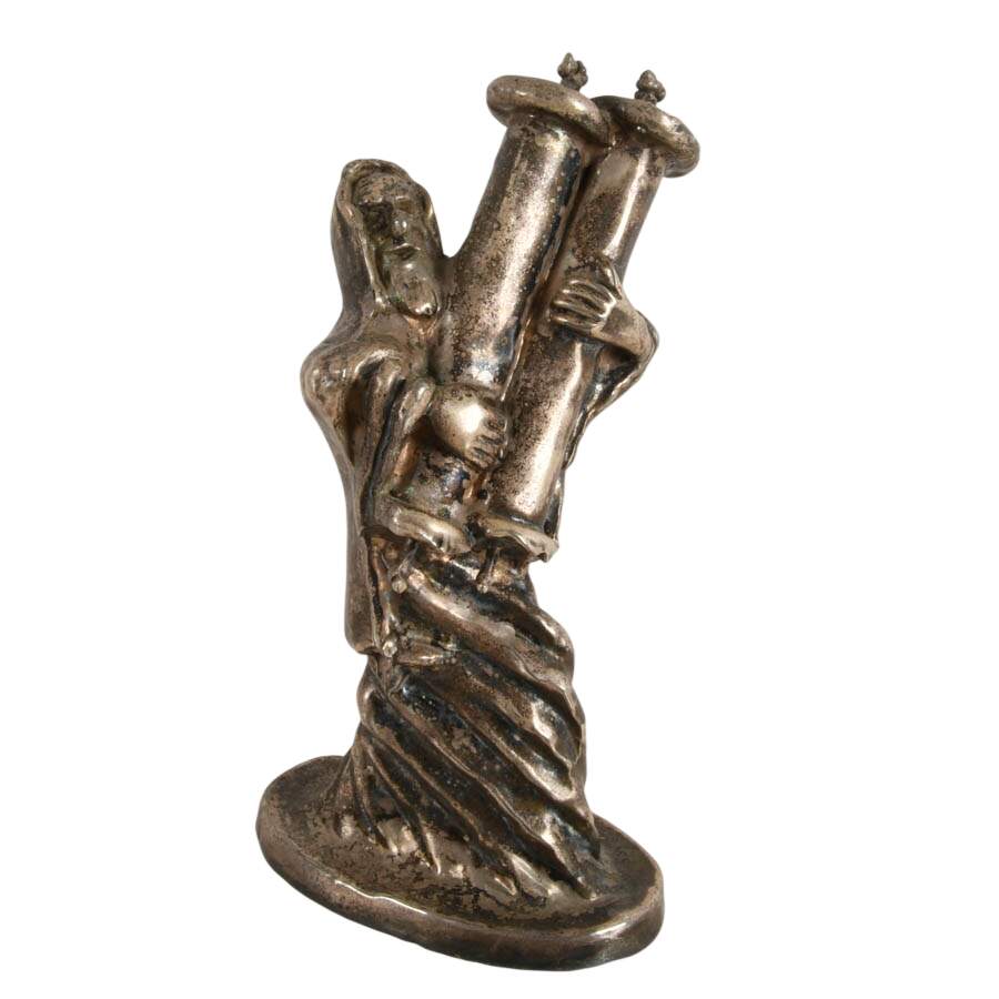 Three-Piece Silver-Plated Jewish Items-5