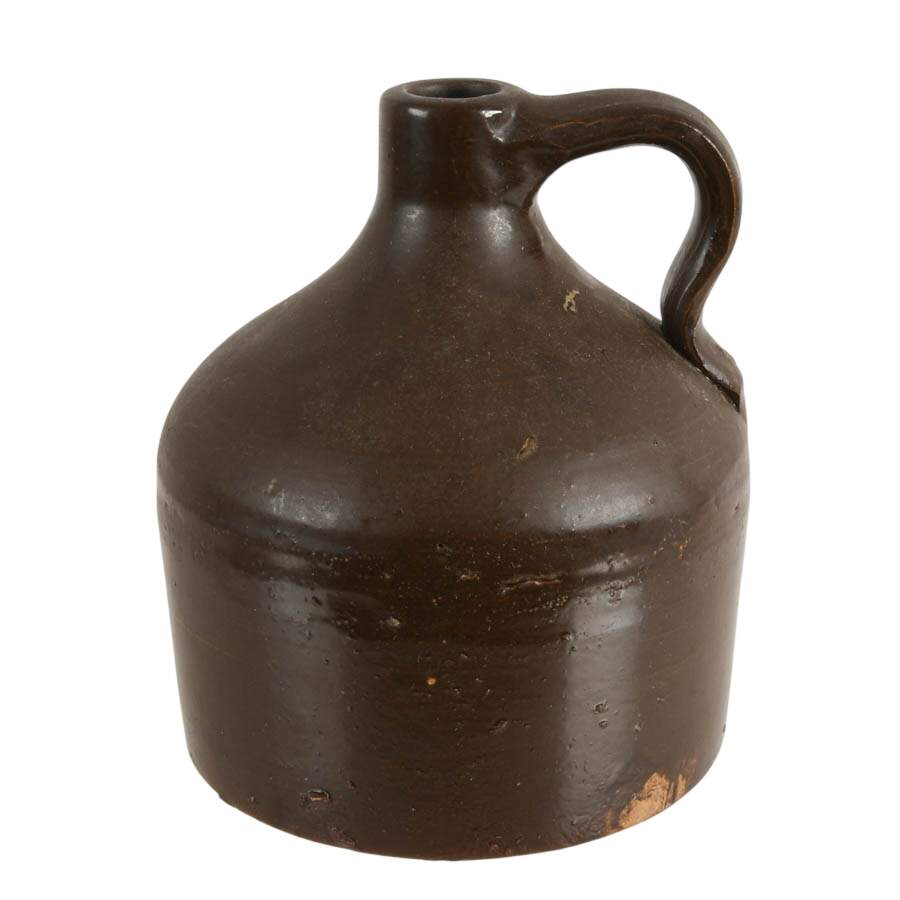 Antique Stoneware Glazed Beehive Jug-2