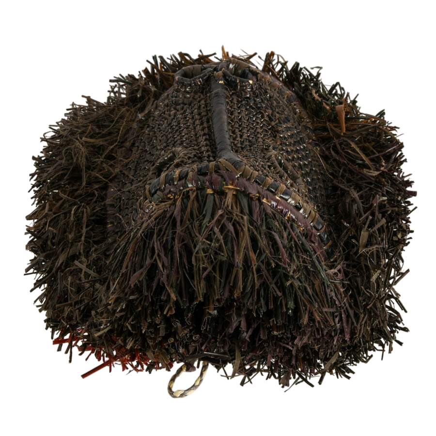 Hand-Woven Howler Monkey Mask from Emberá Tribe-10