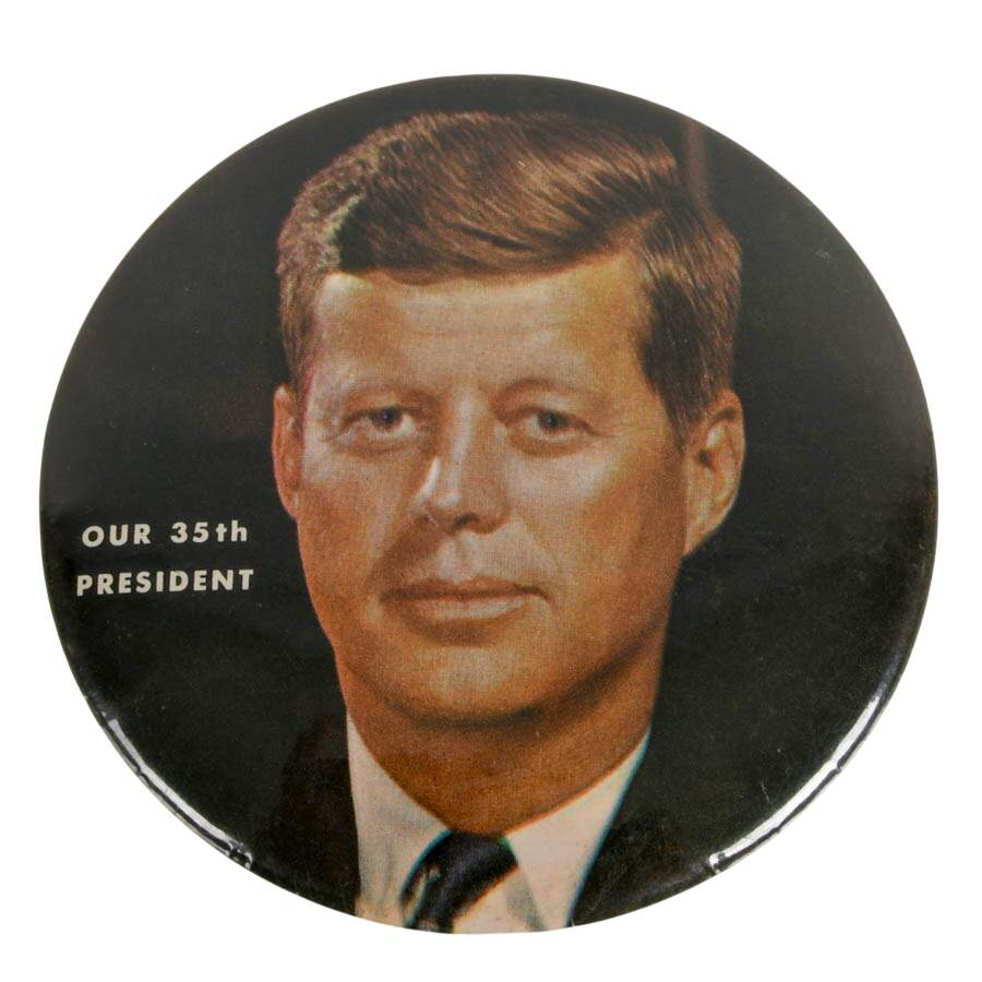 Trio of Vintage John F. Kennedy Campaign Buttons-4