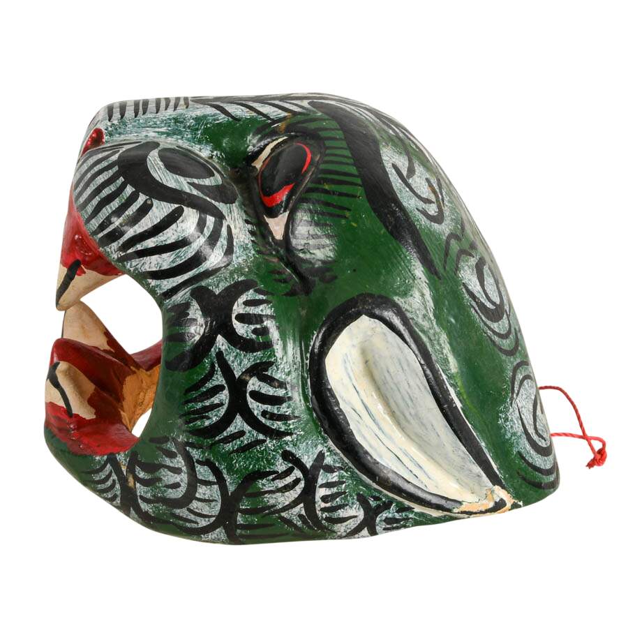 Mexican Folk-Art Jaguar Mask-5