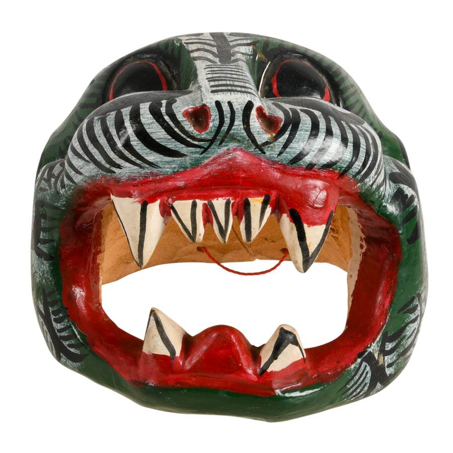 Mexican Folk-Art Jaguar Mask-4