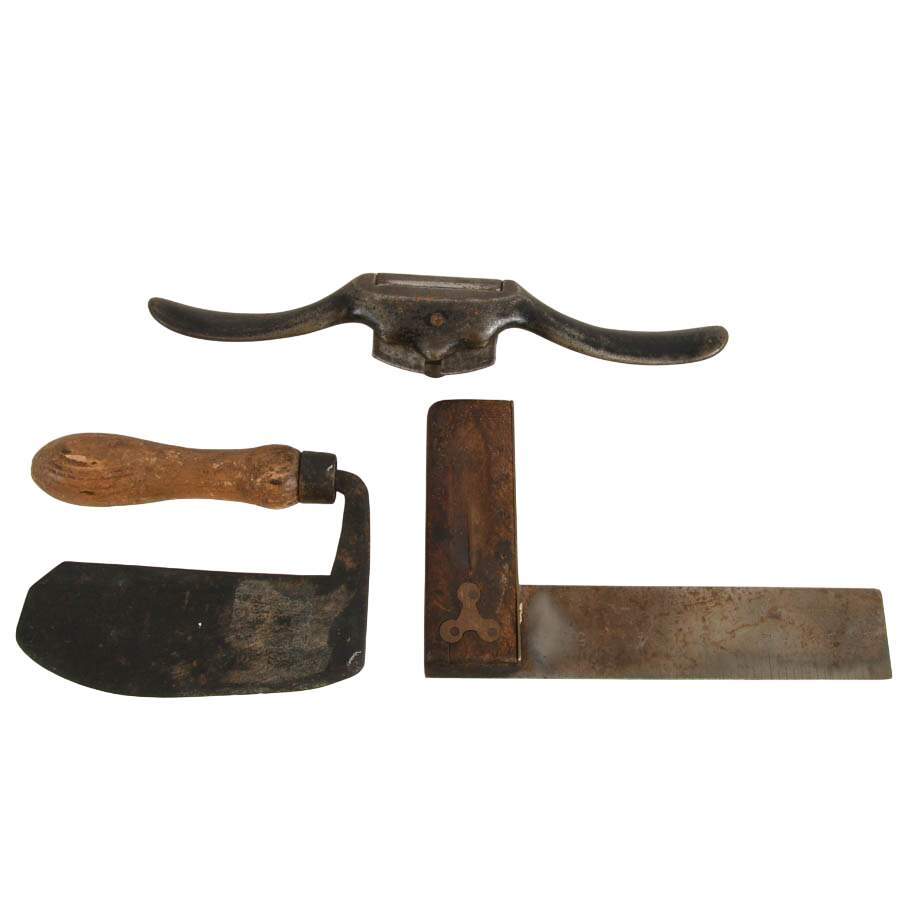 Three-Piece Antique Set of Tools-1