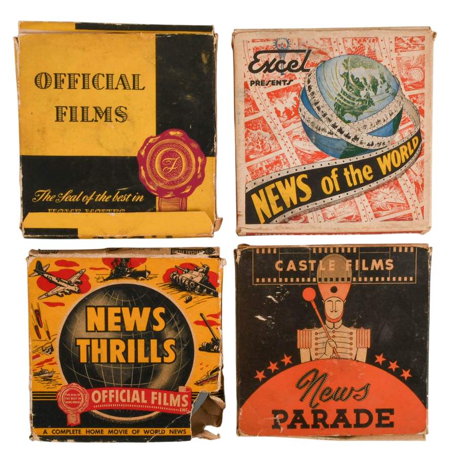 Four News-Themed 8mm Film Set-2