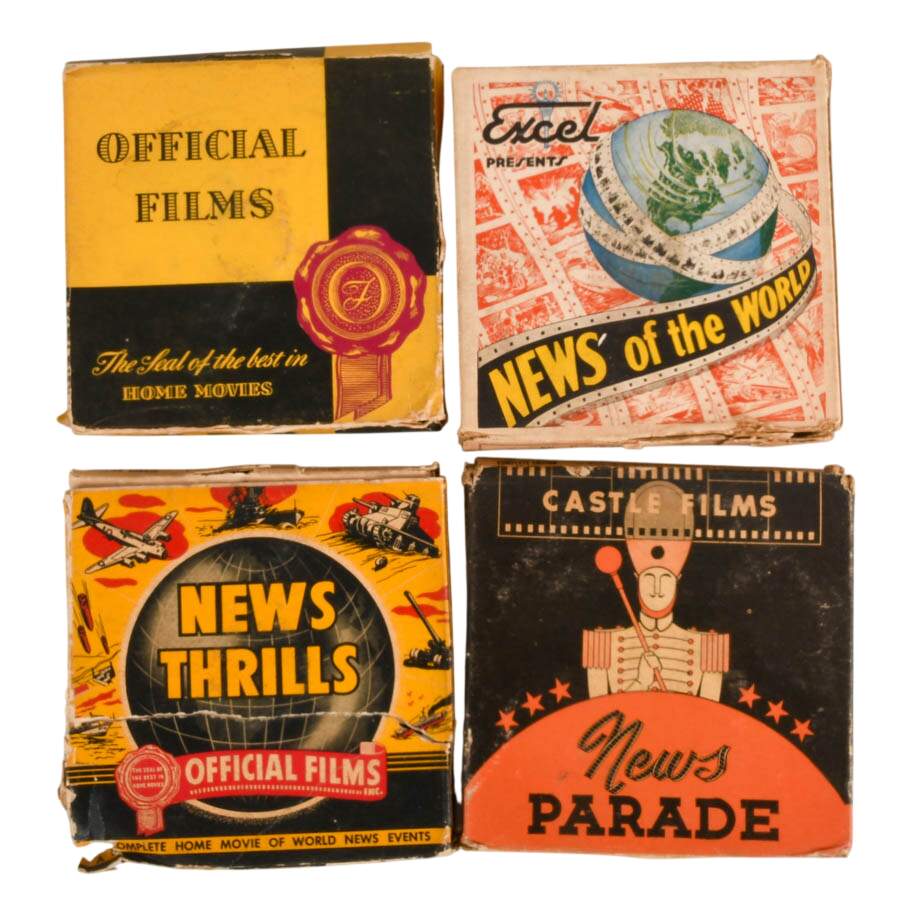 Four News-Themed 8mm Film Set-1