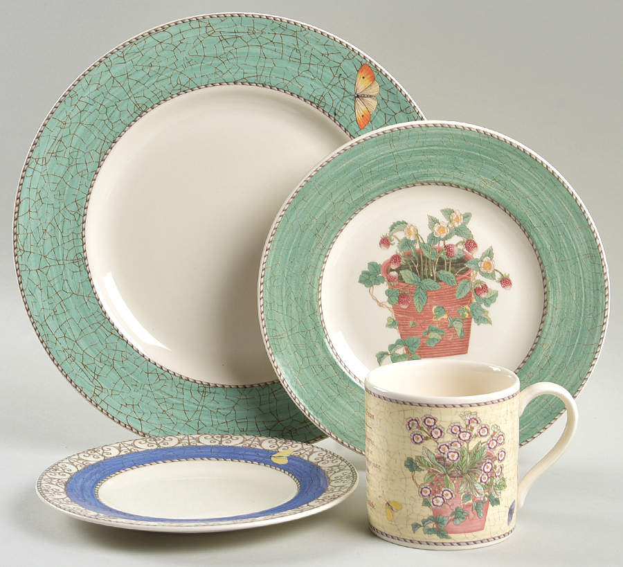 Sarah's Garden 4 Piece Place Setting by Wedgwood | Replacements, Ltd.