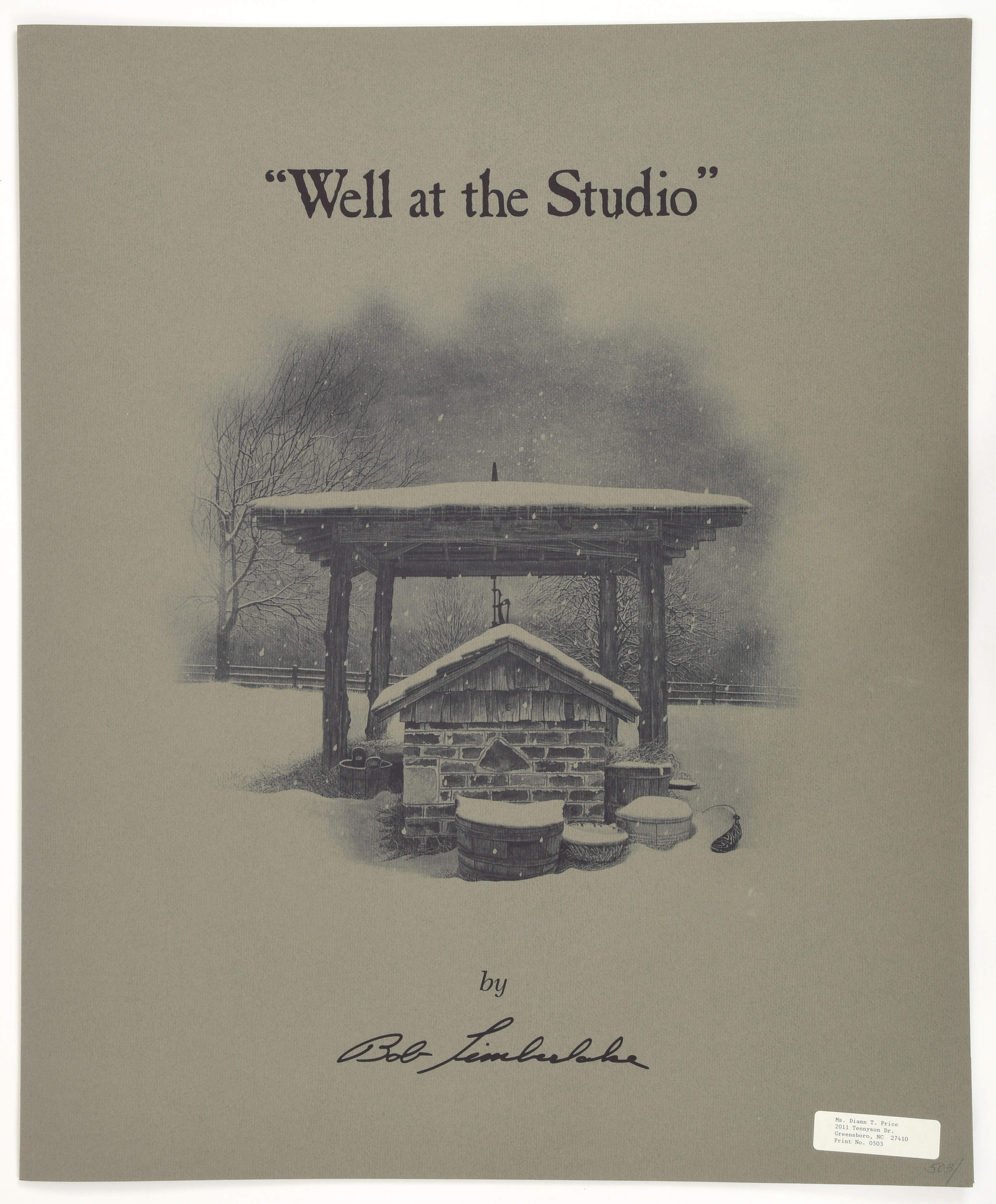 Bob Timberlake Prints Well At The Studio - Boxed by Bob Timberlake-2