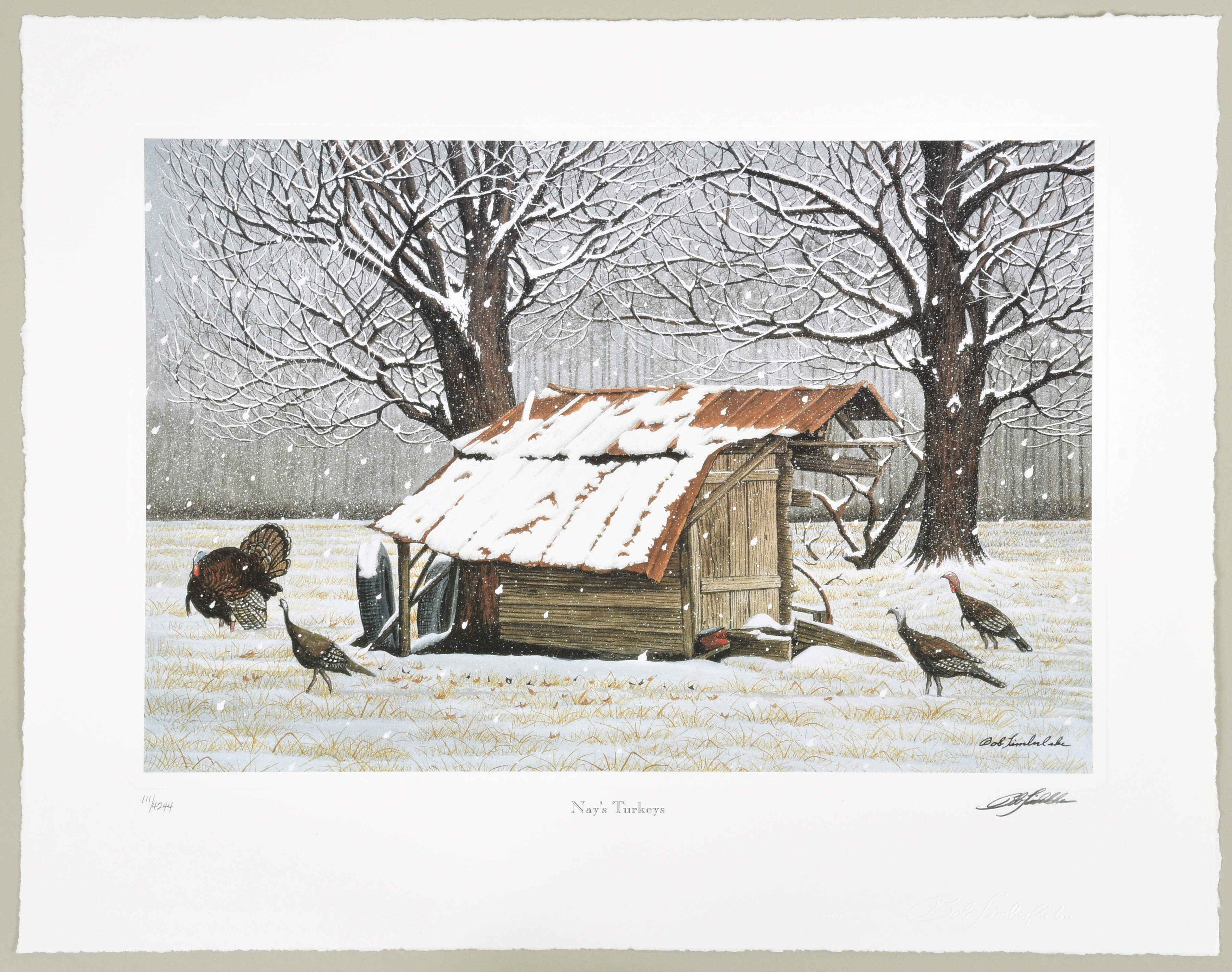 Bob Timberlake Prints Winter Portfolio-Two Print Set - Boxed by Bob Timberlake-2