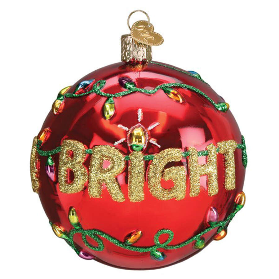 Rounds Merry & Bright - No Box by Old World Christmas (Newer)-3