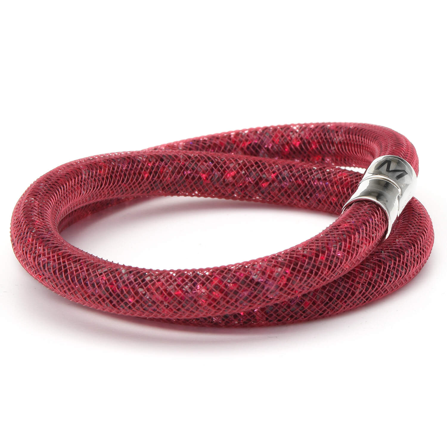 Bracelets Stardust Double Bracelet - Ruby - Boxed by Swarovski-3