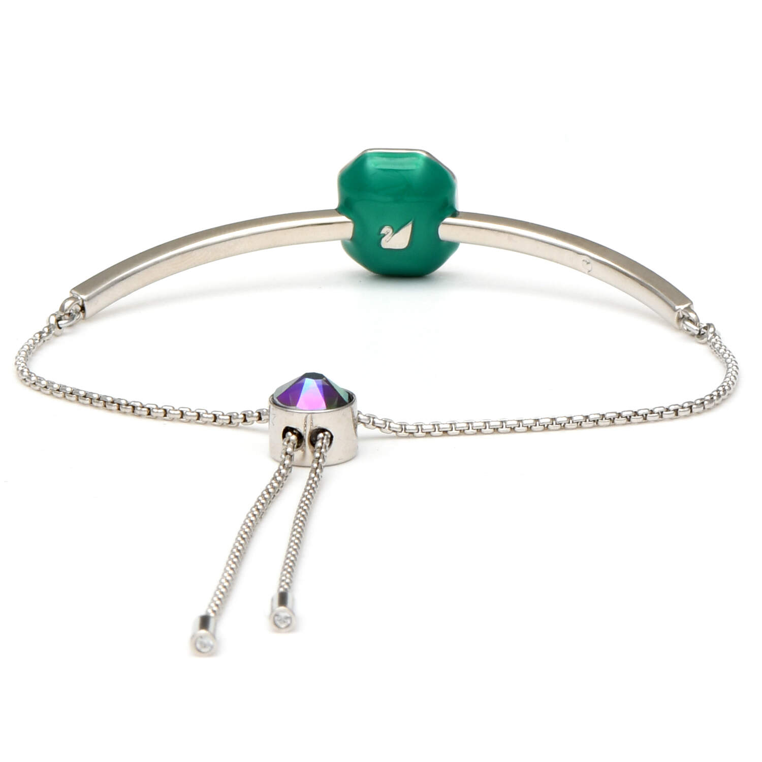 Bracelets Gently Bangle Green - Boxed by Swarovski-2