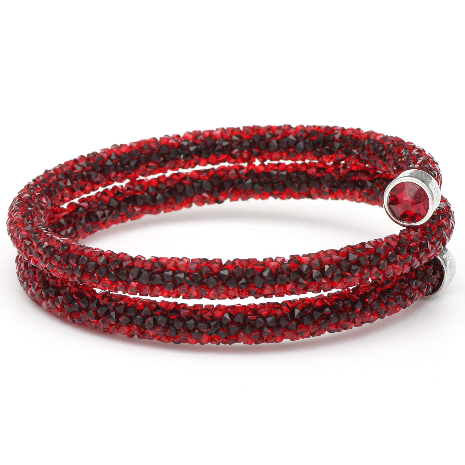 Bracelets Crystaldust Double Bangle - Red - Boxed by Swarovski-3