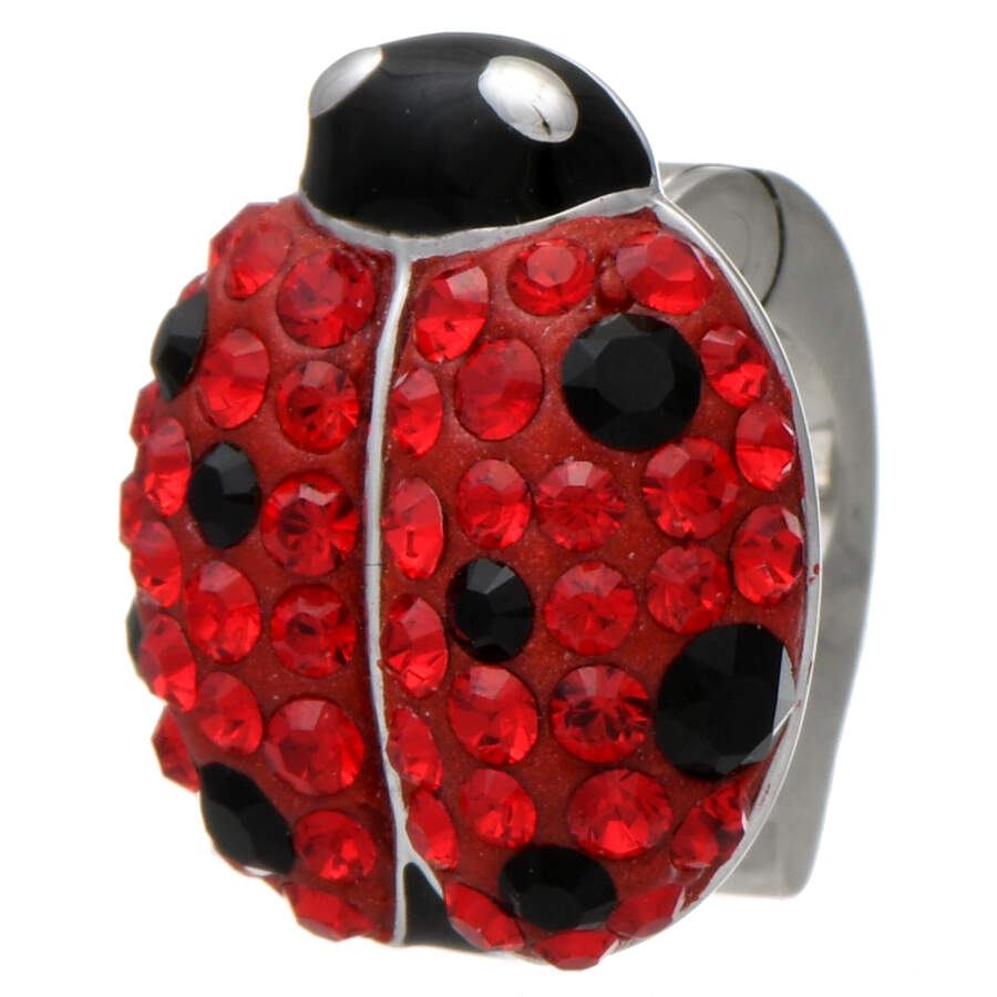 Charms Lady Bug Charm Clip - No Box by Swarovski-1