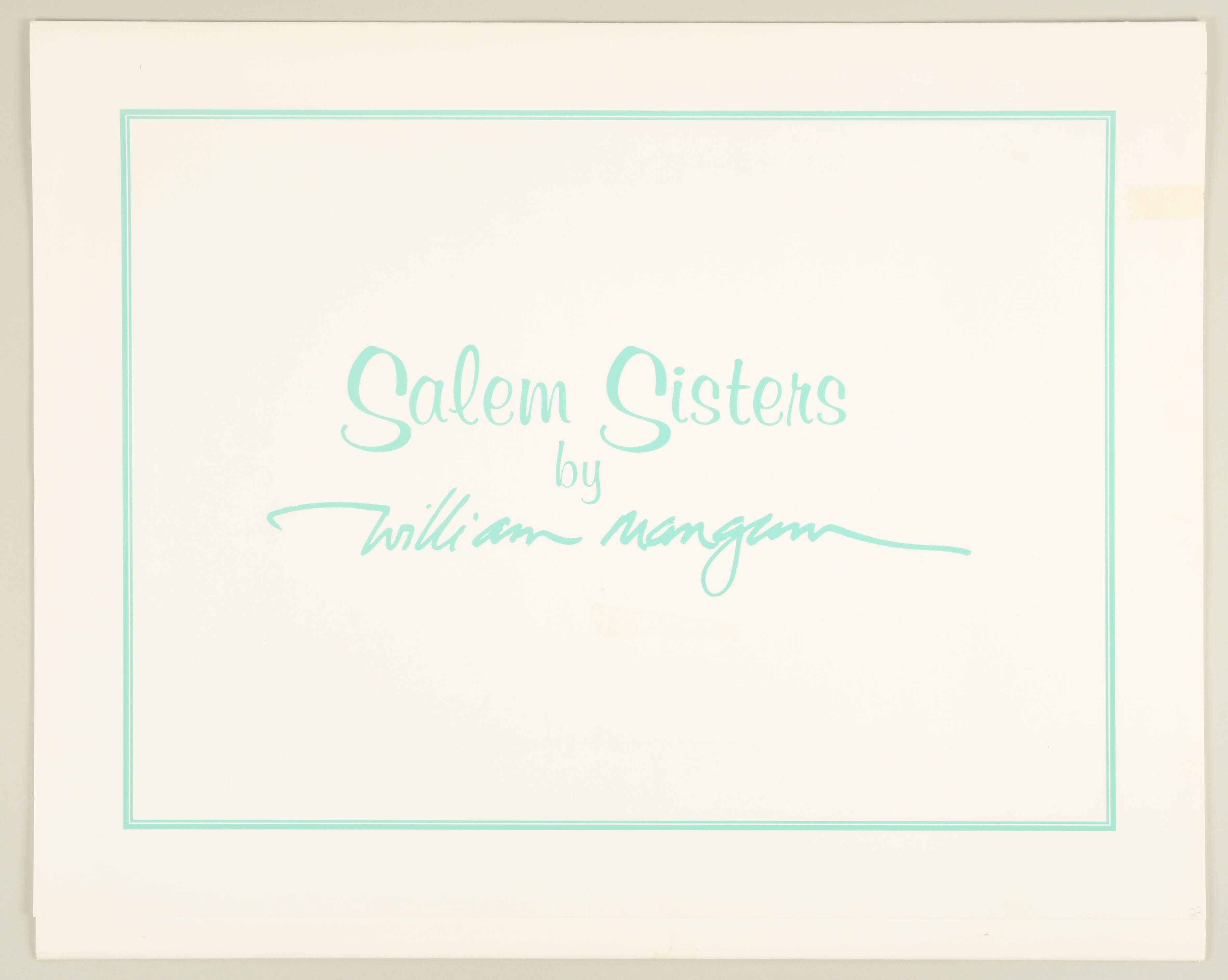 William Mangum Prints Salem Sisters - No Box by William Mangum-3