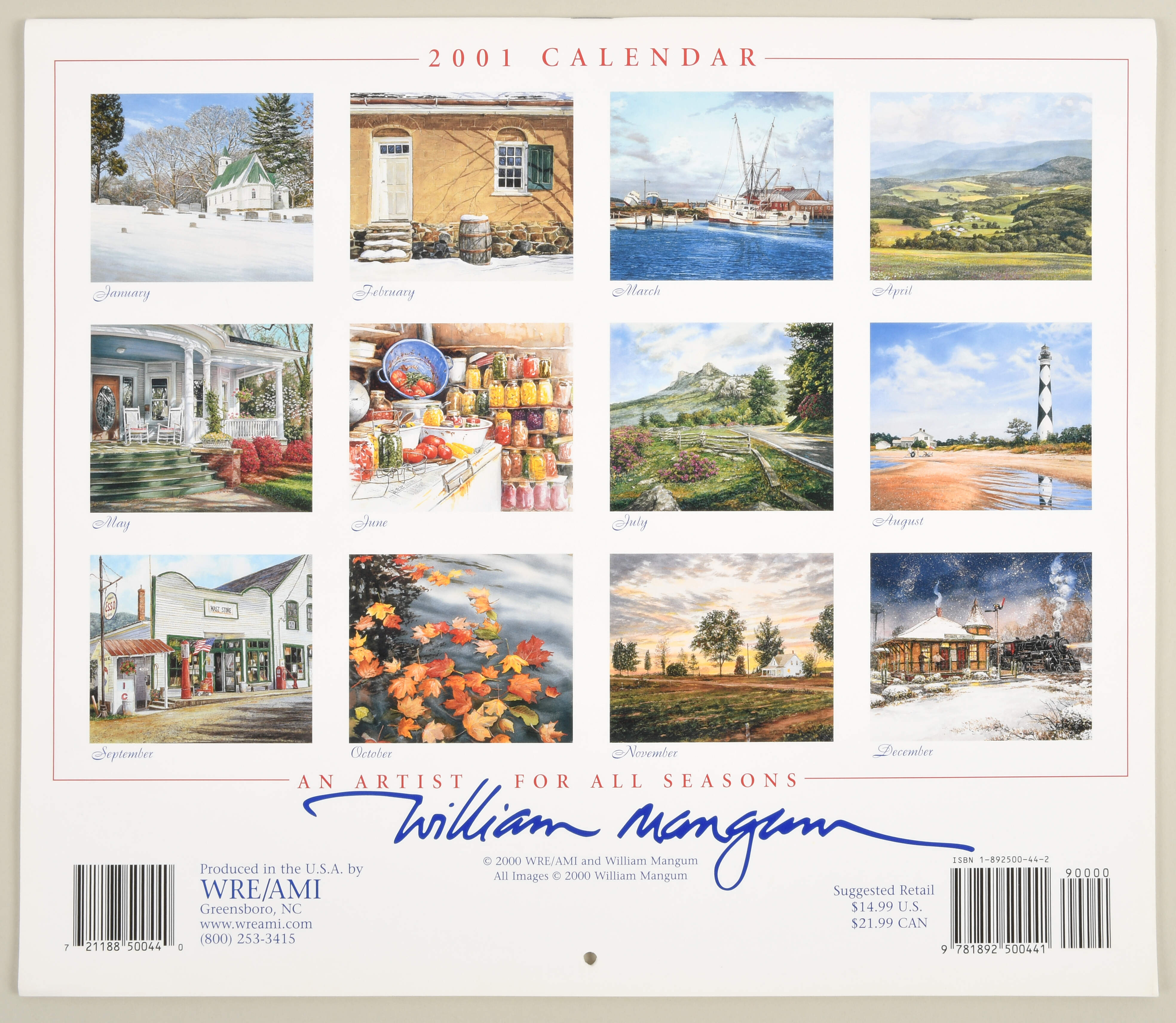 William Mangum Prints An Artist For All Seasons - No Box by William Mangum-2