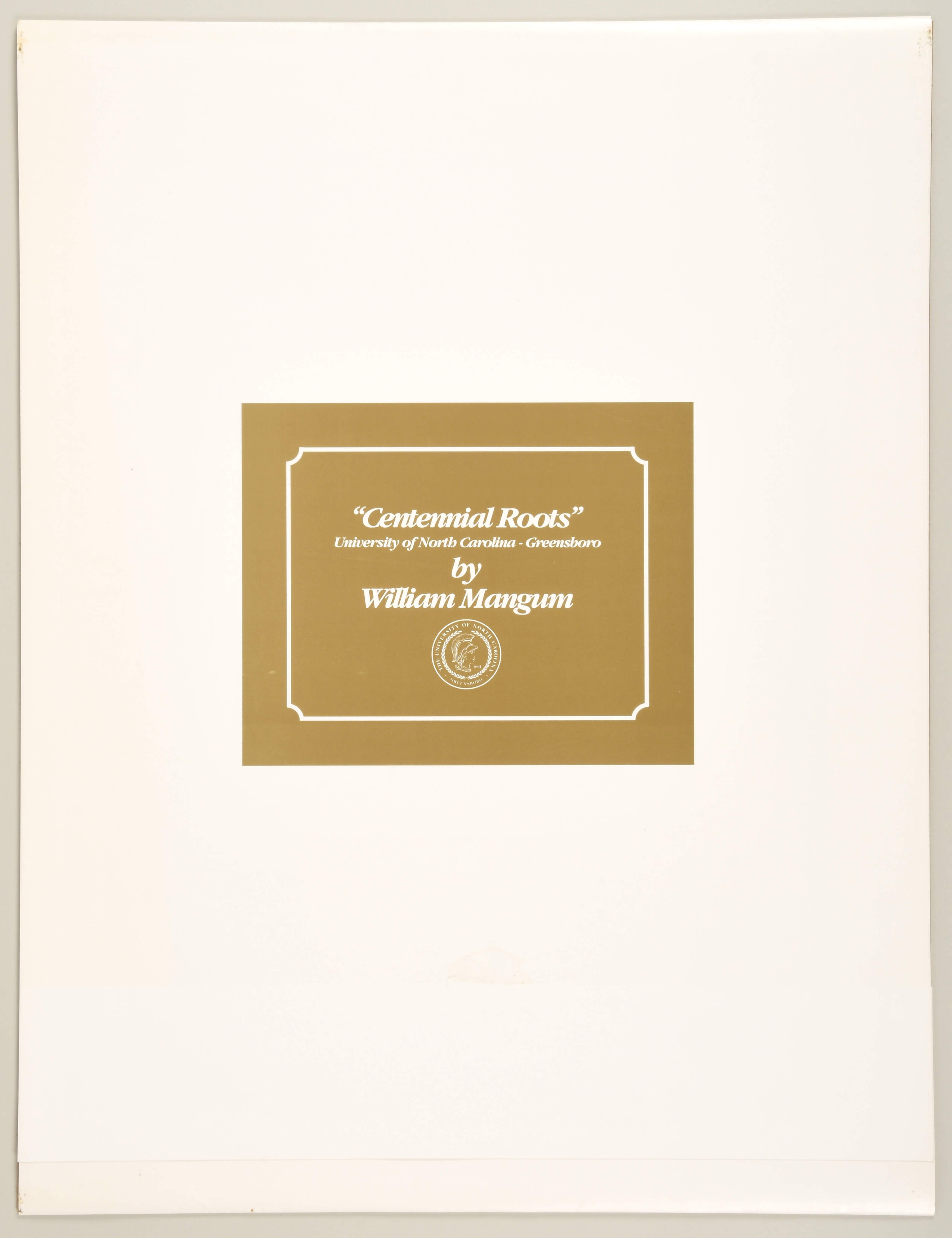 William Mangum Prints Centennial Roots - Uncg - Boxed by William Mangum-3
