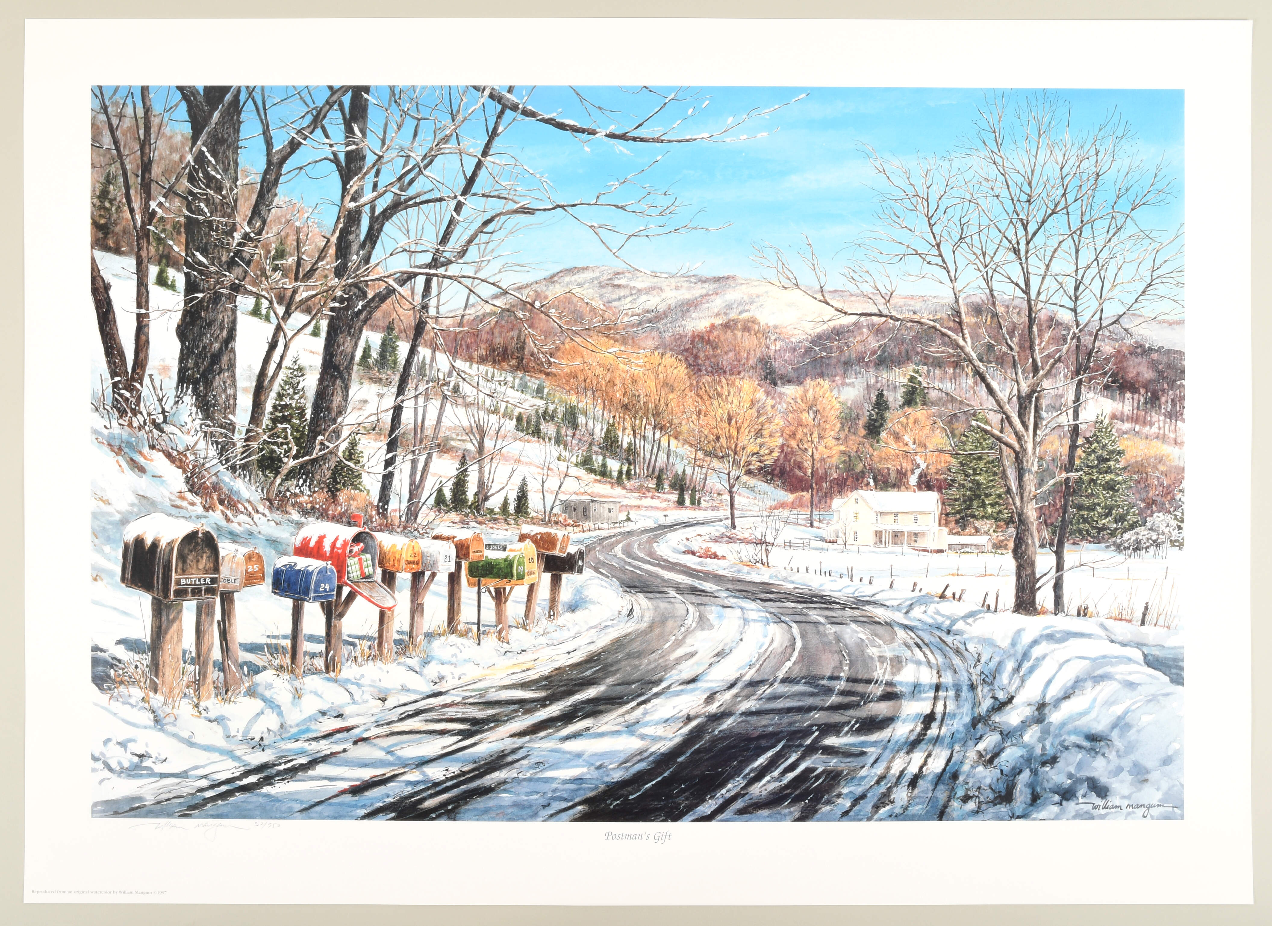 William Mangum Prints Postman's Gift - Boxed by William Mangum-1