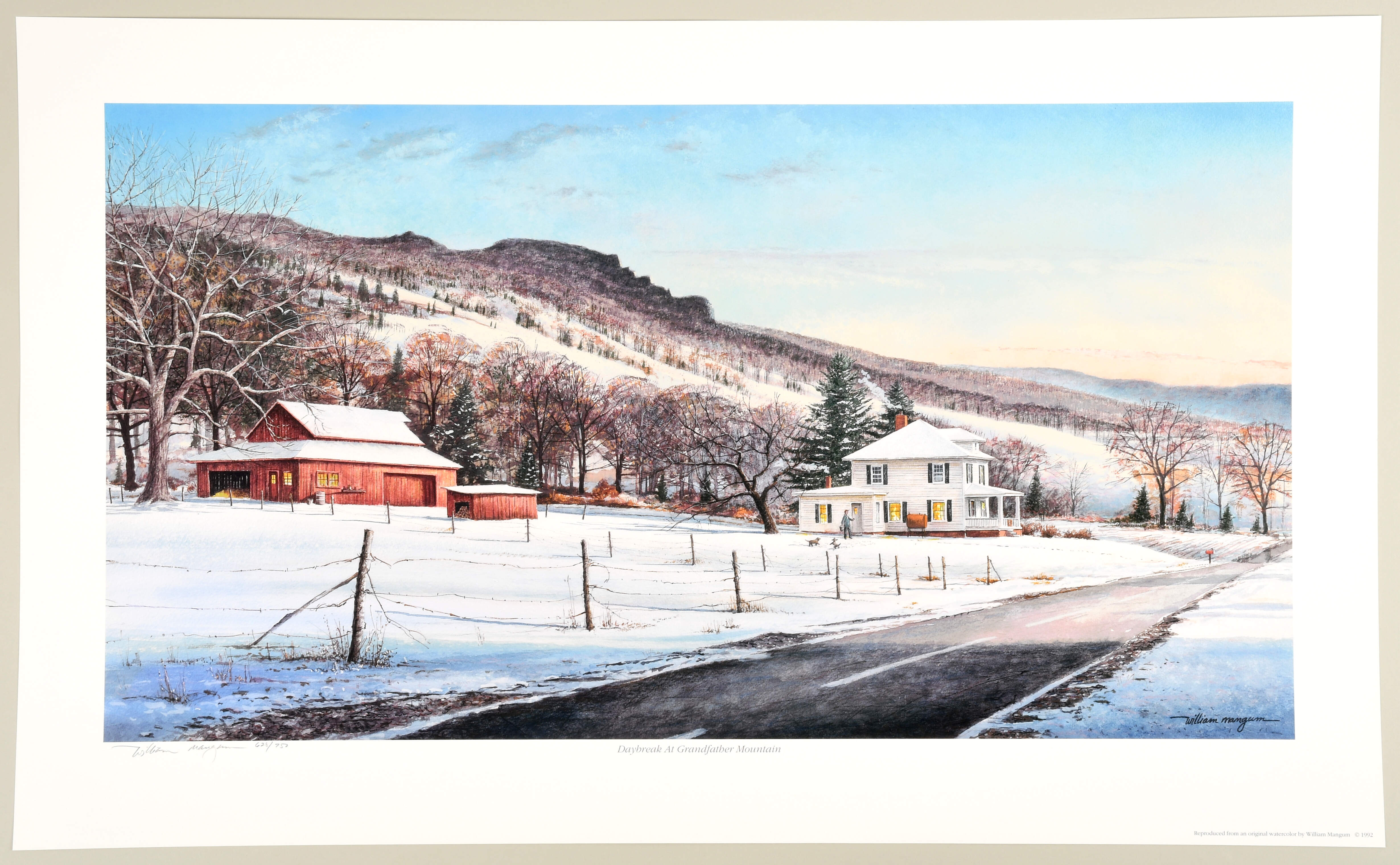 William Mangum Prints Daybreak At Grandfather Mountain - Boxed by William Mangum-1
