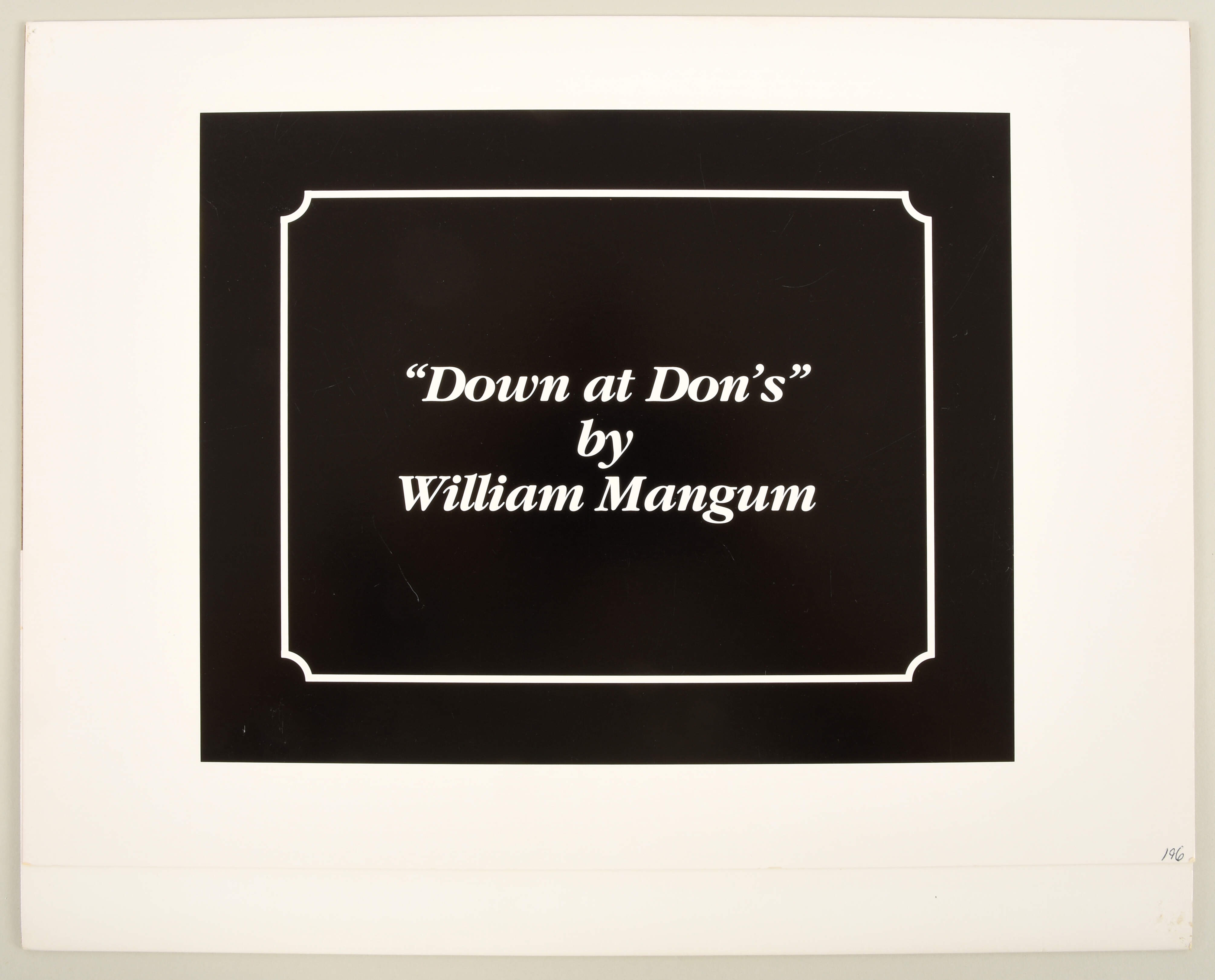 William Mangum Prints Down At Don's - With Box by William Mangum-3