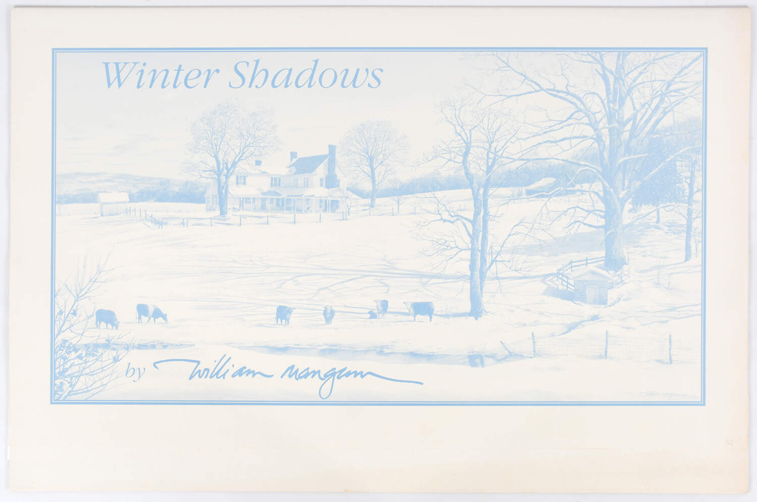 William Mangum Prints Winter Shadows - With Box 53 by William Mangum-2