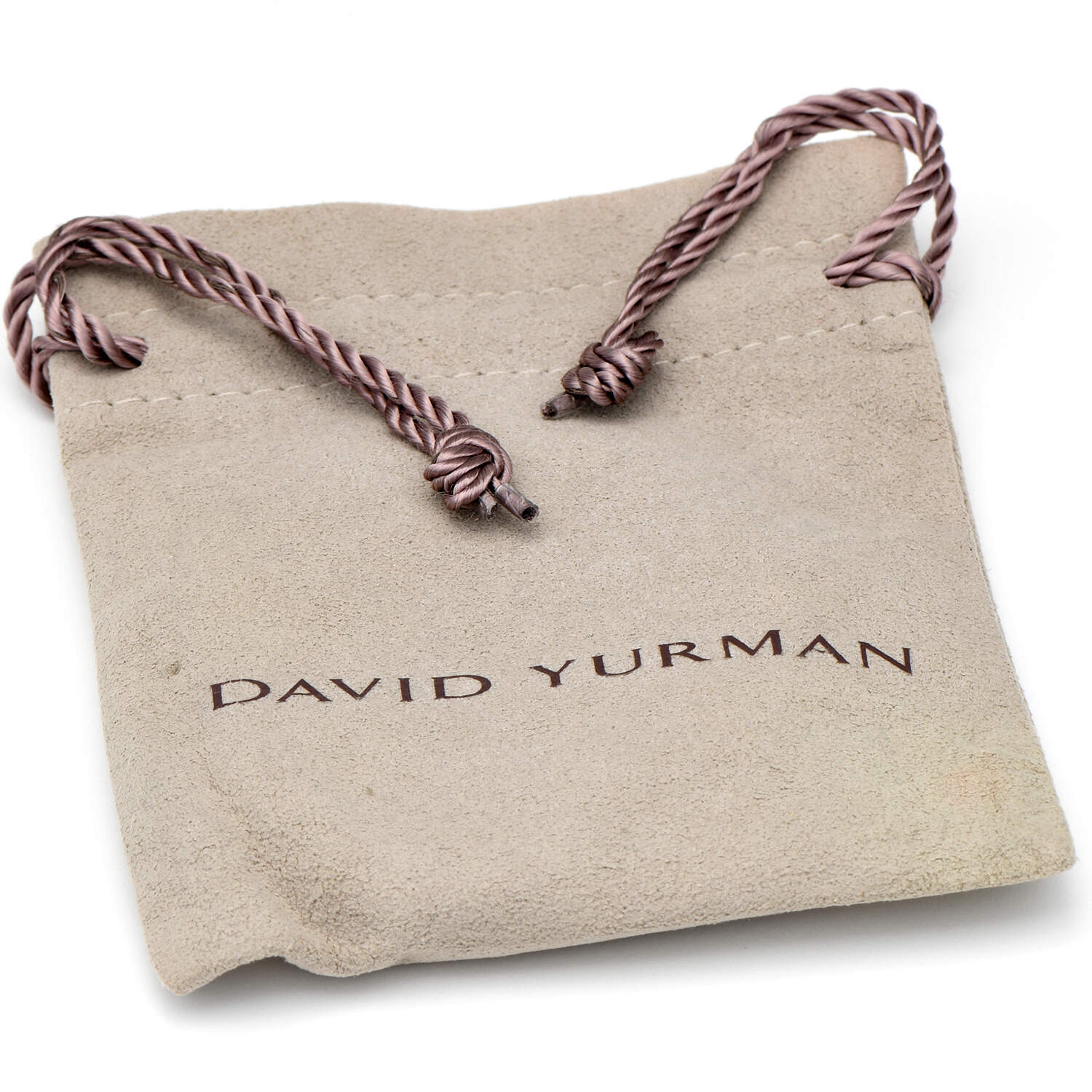 SS 18KY David Yurman Classic Cable Diamond(0.21) Cuff Bracelet-4