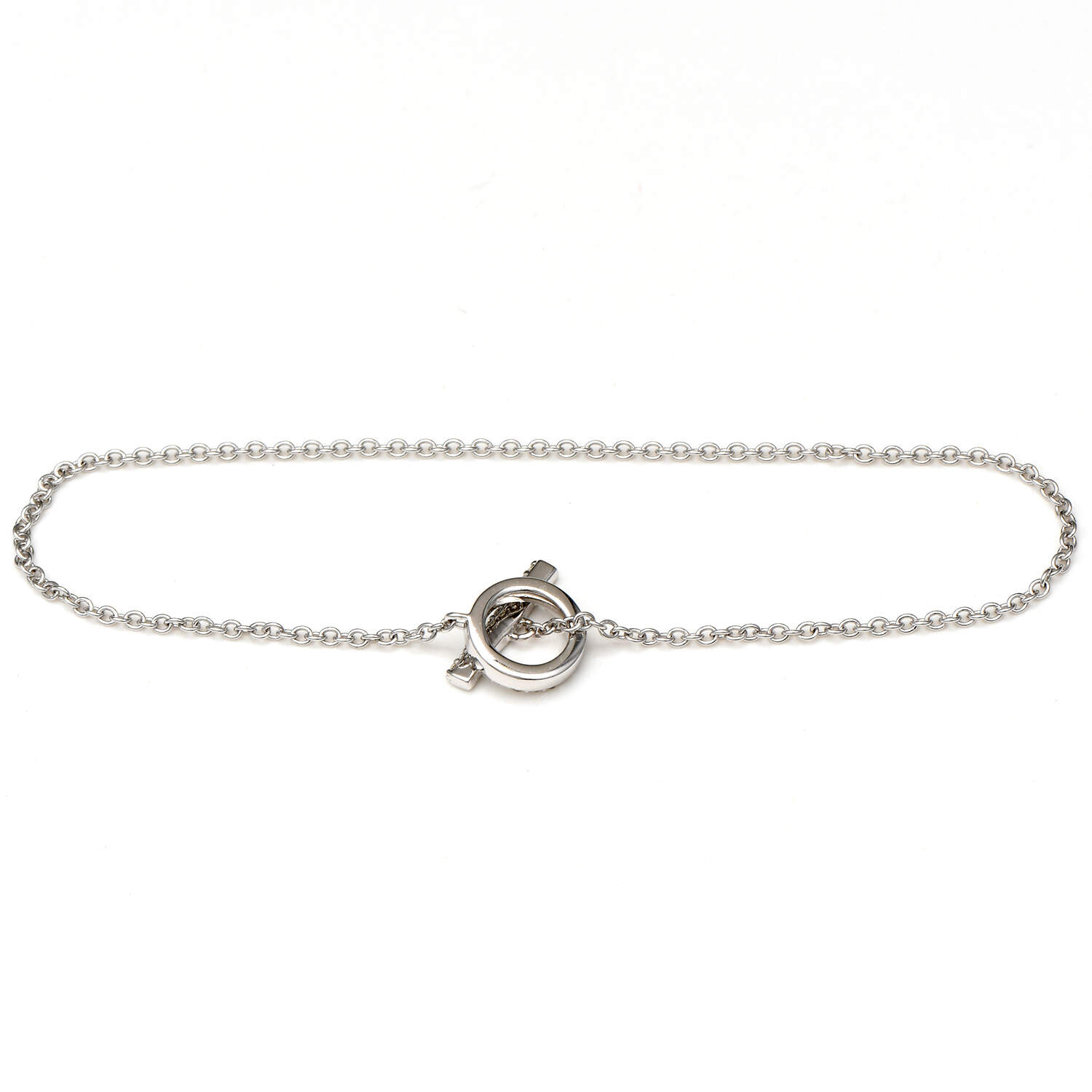 10KW Pave Diamond(0.15) Toggle Bracelet-2