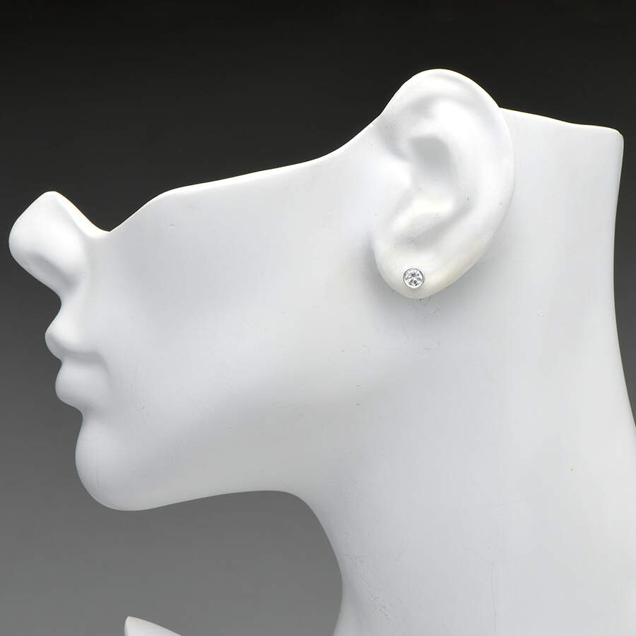 14KW Diamond(0.53) Stud Earrings-3