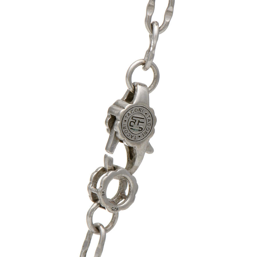 Tacori Sterling Citrine & Quartz Station Necklace-2