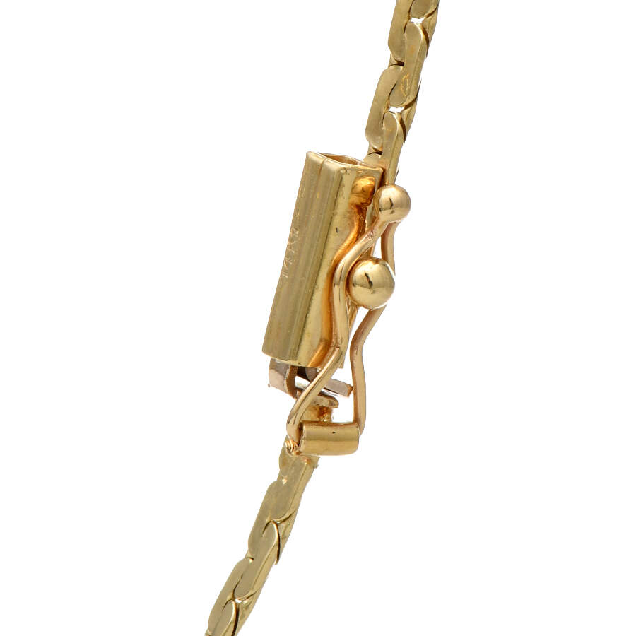 14KY Diamond(0.90) & Ruby(0.45) Status Necklace-3