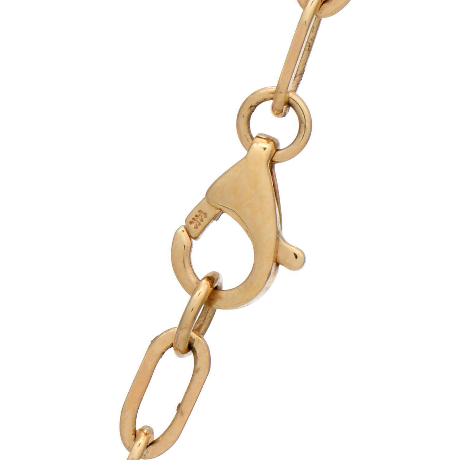 14KY Effy Freshwater Pearl (4.5-7.0mm) Paperclip Link Necklace-2
