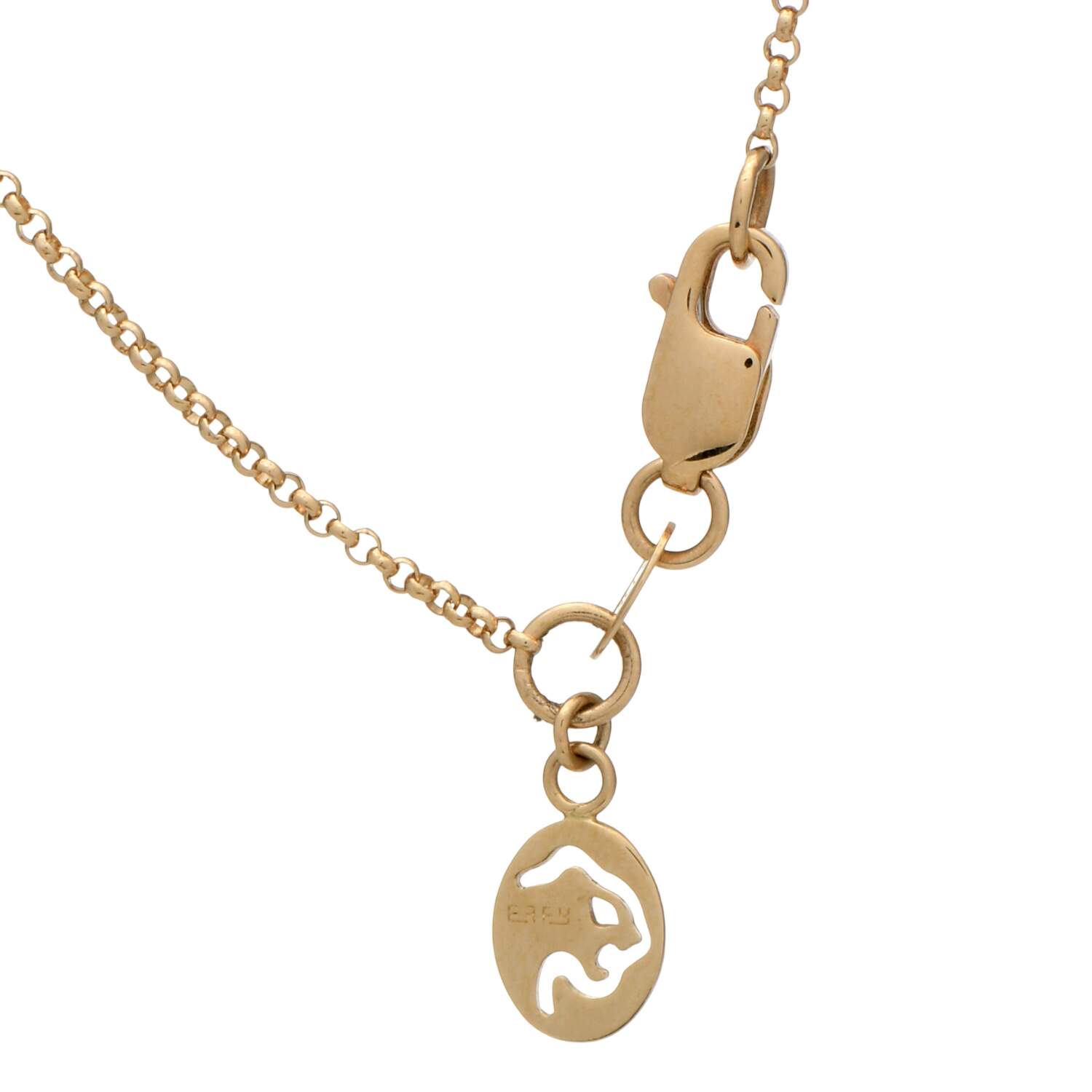 14KY Effy Mother of Pearl & Diamond(0.09) Butterfly Adjustable Necklace-3
