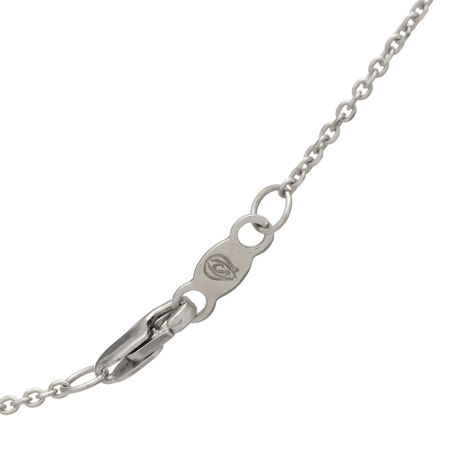 14KW Diamond(0.56) Cluster & Bezel Set (0.09) Station Necklace-3