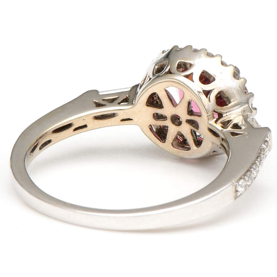 14KW Pink Tourmaline(1.12) & Diamond(0.45) Ring-2