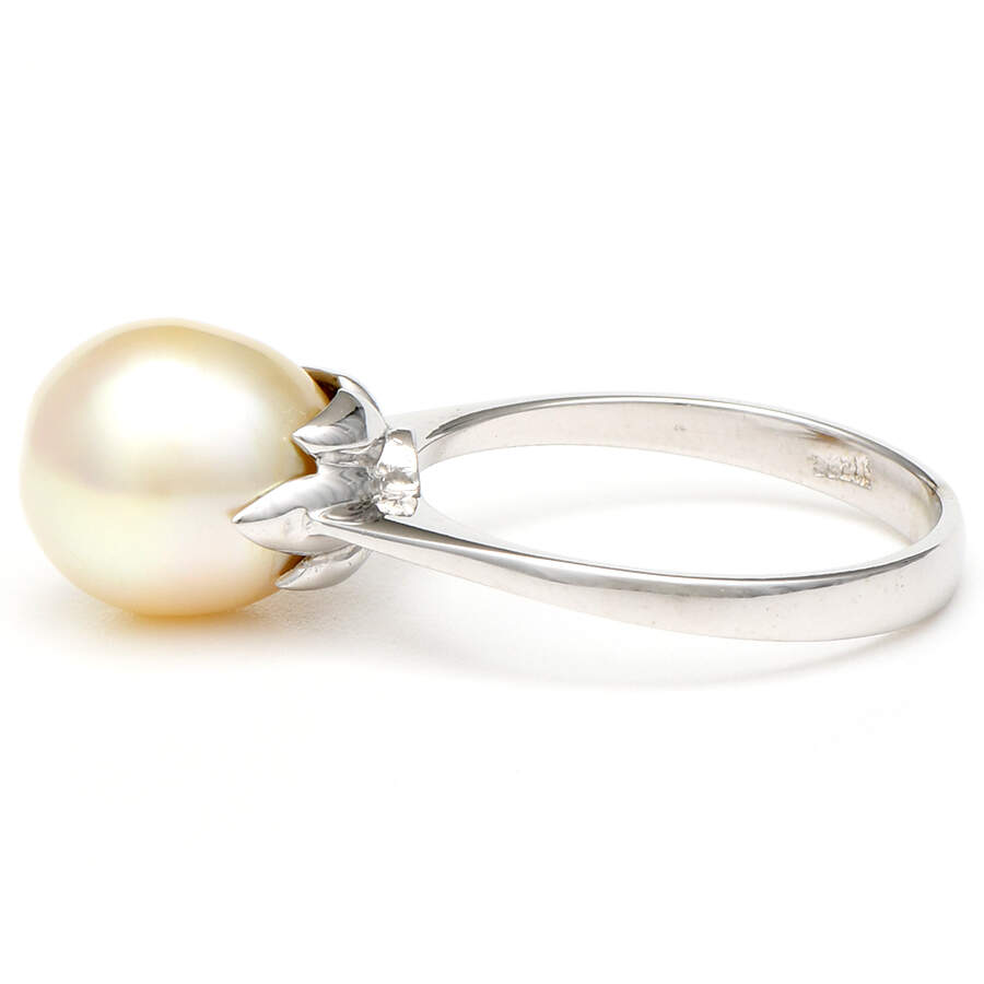 18KW Cultured Pearl (10.5mm) Ring-3