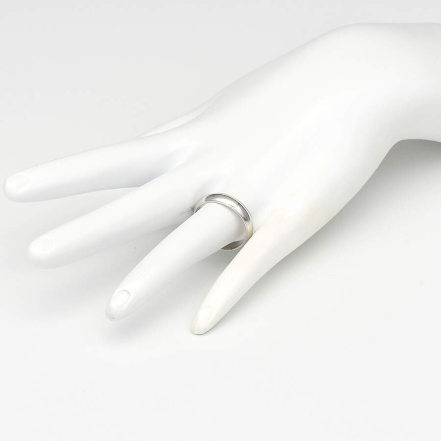 14KW Milgrain Edged Wedding Band Ring-4