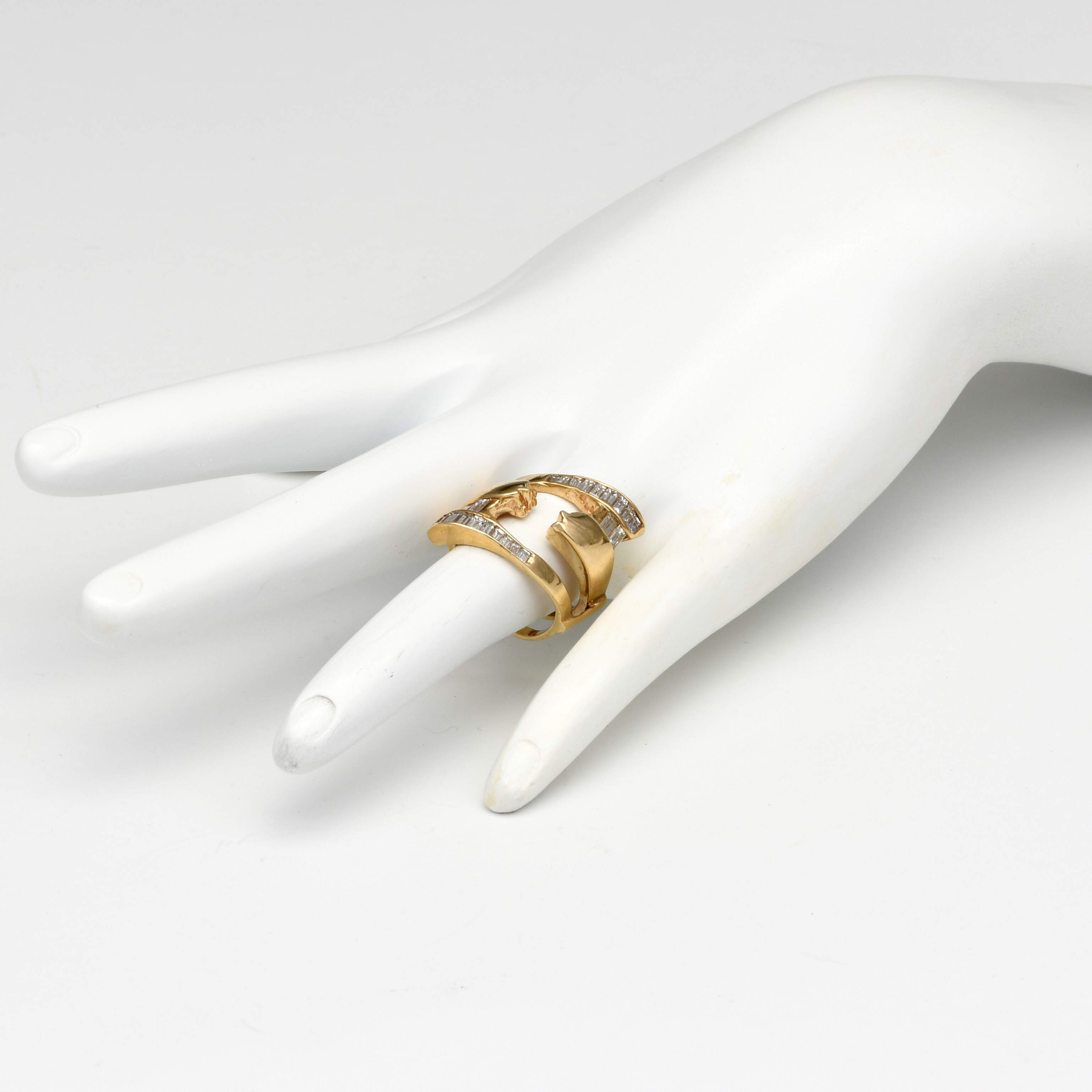 14KY Custom Diamond(0.98) Guard Ring-5