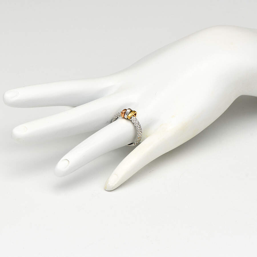 18KWYR Textured Band Ring-5